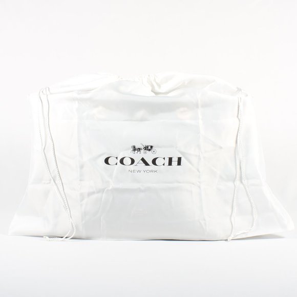 Coach XL Chain Shoulder Bag Black Leather Tote NEW - Picture 7 of 7